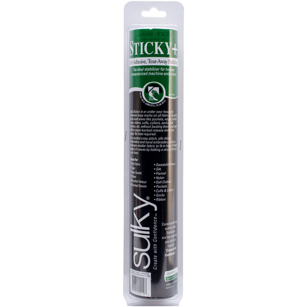 Sulky Sticky Self-Adhesive Tear-Away Stabilizer Roll 12"X6yd*