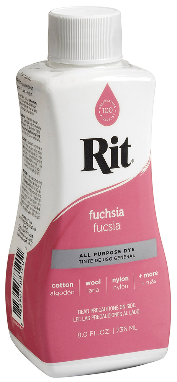 Rit Dye Liquid Fabric Dye 8oz - Fuchsia