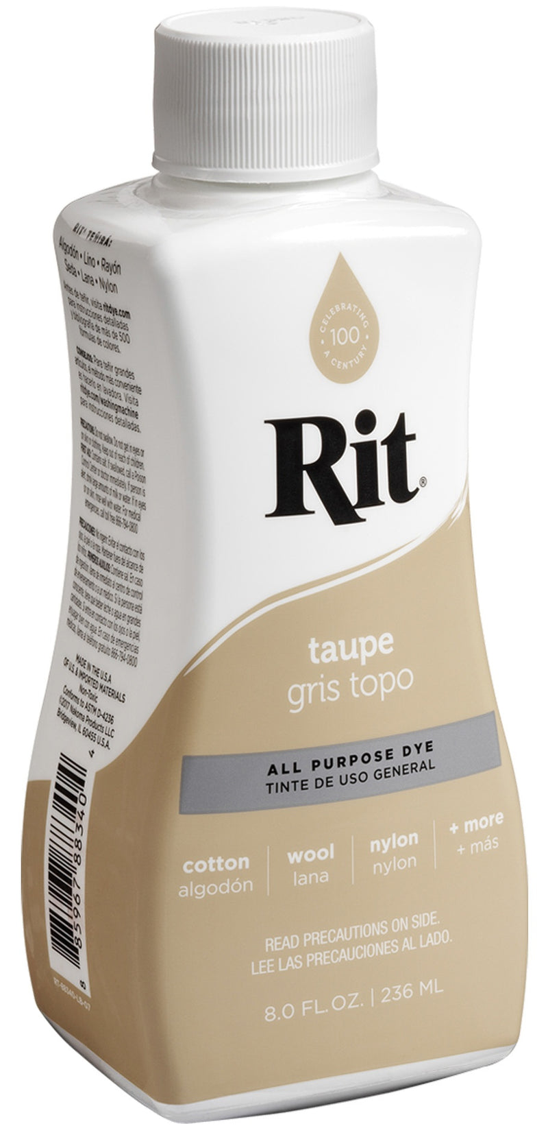Rit Dye Liquid Fabric Dye 8oz - Taupe