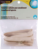 Dritz Home Brass Upholstery Zipper - 30" Beige*