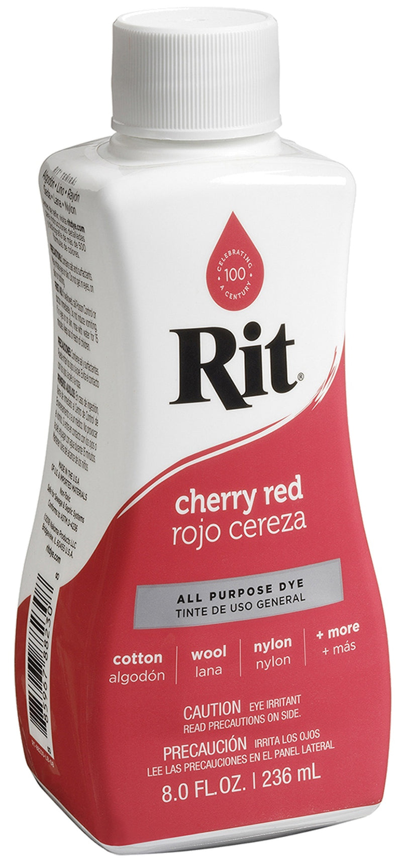 Rit Dye Liquid Fabric Dye 8oz - Cherry Red