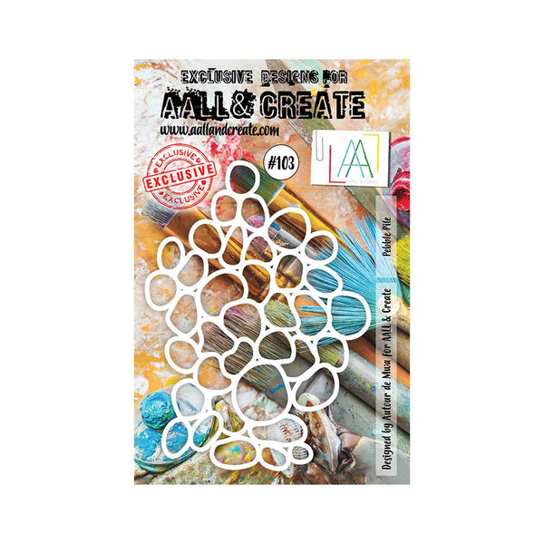 Aall & Create - A5 Stencil #103 - Pebble Pile