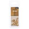 John Bead Pin Bail 6x16mm 5 pack - 18kt Gold Plated