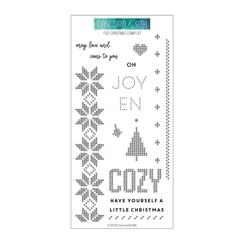 Concord & 9th Clear Stamps 4inch X8inch - Cozy Christmas