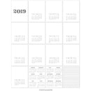 Concord & 9th 4.25inch X5.5inch - Calendar Cards 16 pack