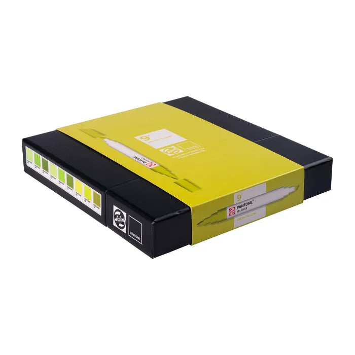Talens Pantone Marker Set - 9 Pack - Green Yellow