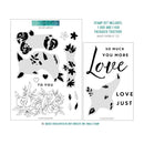 Concord & 9th Clear Stamps 4inch X6inch & 6inch X8inch - Just Love
