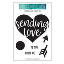 Concord & 9th Clear Stamps 3inch X4inch - Sending Love