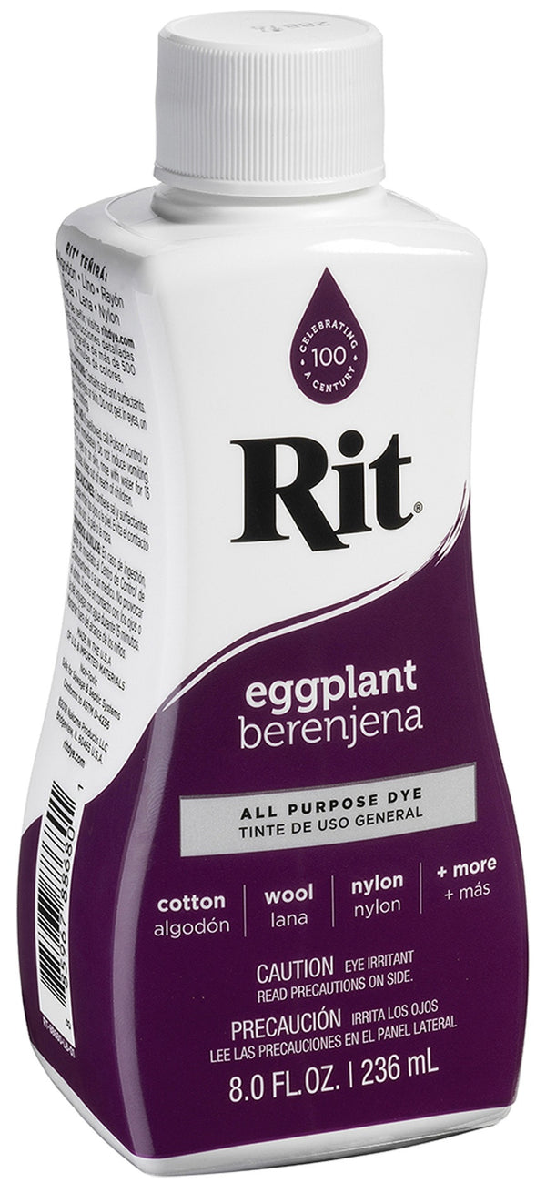 Rit Dye Liquid Fabric Dye 8oz - Eggplant