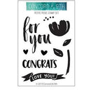 Concord & 9th Clear Stamps 3 inch X4 inch - Petite Posie