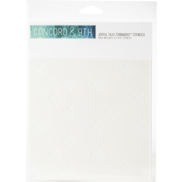 Concord & 9th - Stencil Set 2 pack - Joyful Tiles Turnabout