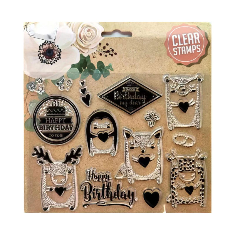 Craft Sensations Clear Stamps Happy Birthday