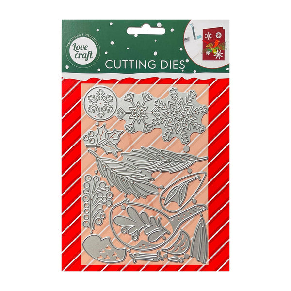 Poppy Crafts Cutting Dies - Christmas Collection - Tweet Tweet