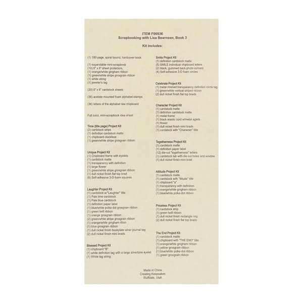 Scrapbooking with Lisa Bearnson: the Best of QVC Page Layouts (Book 3)*