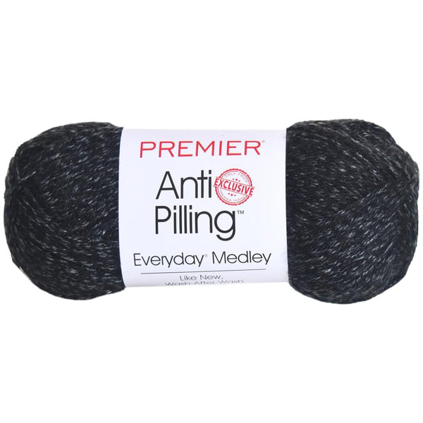 Premier Yarns Anti-Pilling Everyday Medley Yarn - Charcoal - 3.5oz/100g^