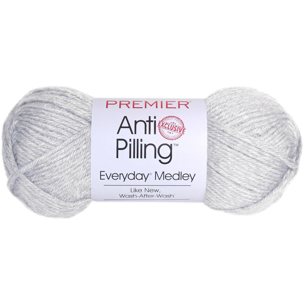 Premier Yarns Anti-Pilling Everyday Medley Yarn - Pearl Grey - 3.5oz/100g^
