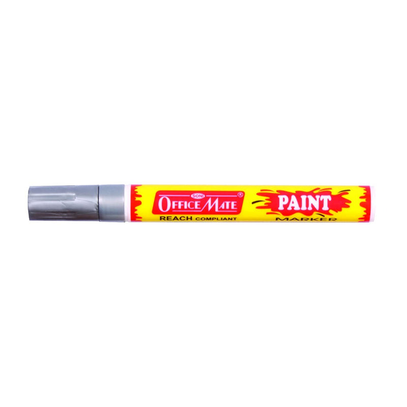 Soni Paint Marker Regular (Bullet Tip) 4.5mm - Silver*