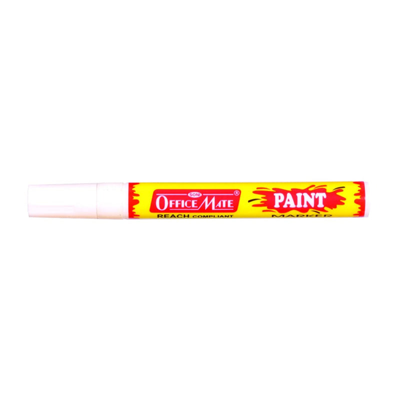 Soni Paint Marker Regular (Bullet Tip) 4.5mm - White