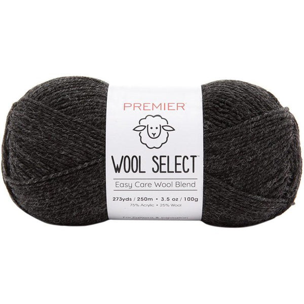 Premier Yarns Wool Select DK Yarn - Soot 100g