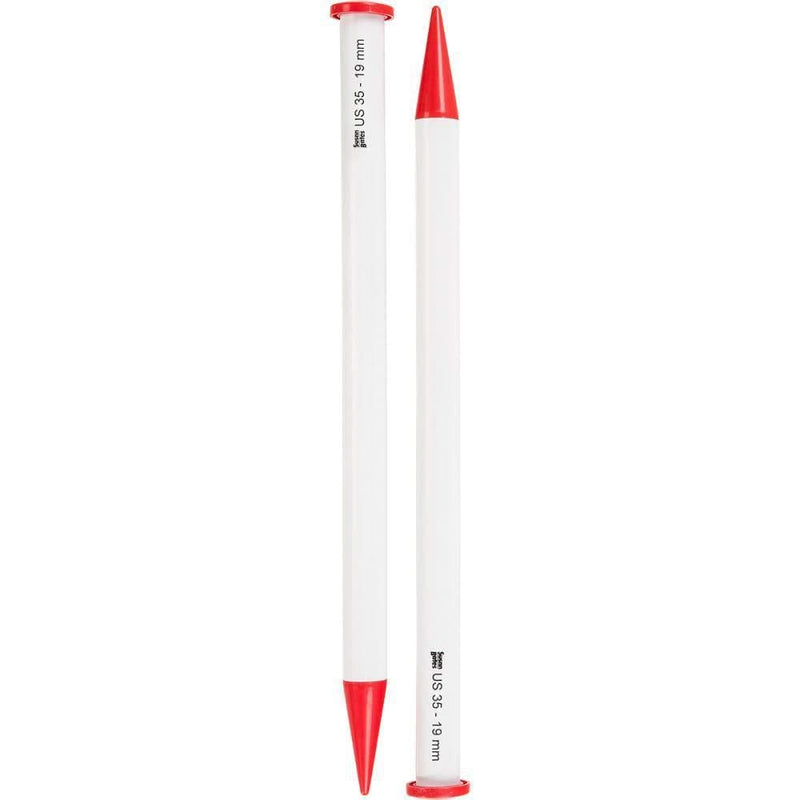Susan Bates Luxite Single Point Knitting Needles 14in  Size 35/19mm*