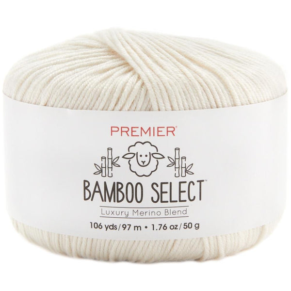 Premier Yarns Bamboo Select Yarn^ - White 50g^