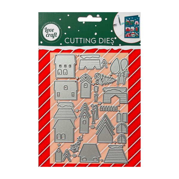 Poppy Crafts Cutting Dies - Christmas Collection - Santas Village
