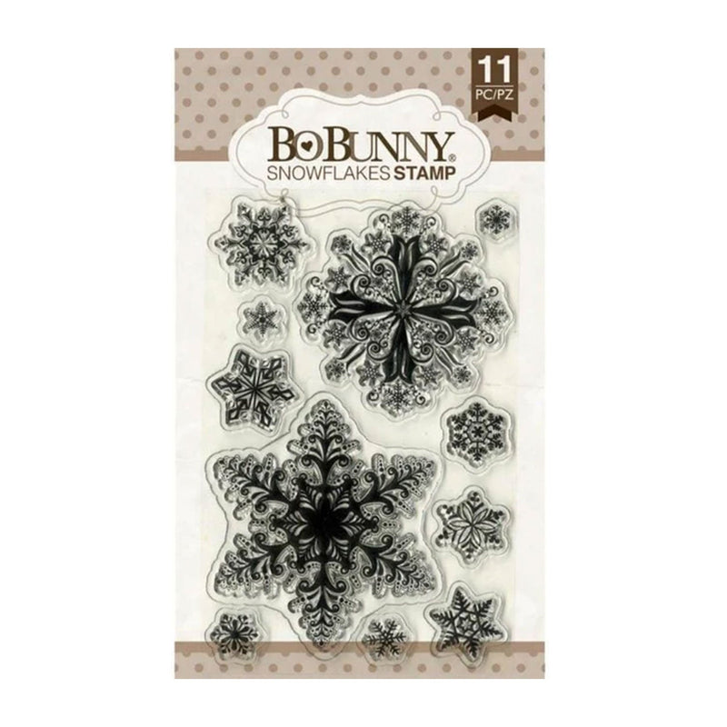 BoBunny Snowflakes Stamps 11pcs