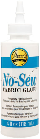 Aleene's No-Sew Fabric Glue 4oz