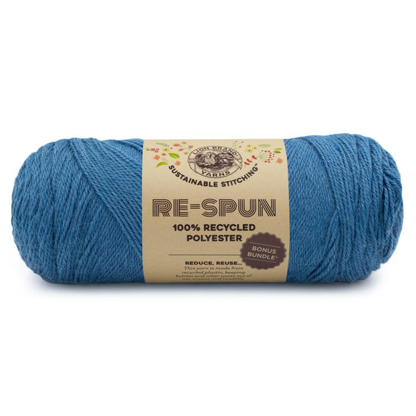 Lion Brand Re-Spun Bonus Bundle Yarn - Aegean
