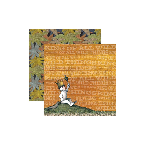 Paper House Where The Wild Things Are Double-Sided Cardstock 12"X12" - Max