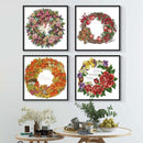 Poppy Crafts Cross-Stitch Kit 48 - Wreath - Autumn Fruits*