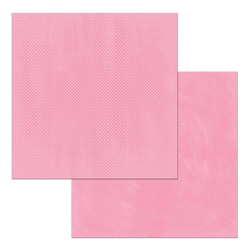 BoBunny - Double Dot Double-Sided Textured Cardstock 12in x 12in - Passion Fruit