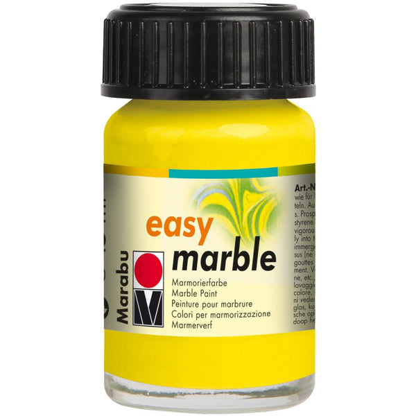 Marabu Easy Marble Paint 15ml - Lemon