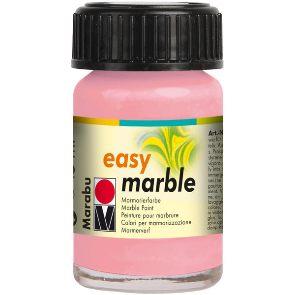 Marabu Easy Marble Paint 15ml - Rose Pink