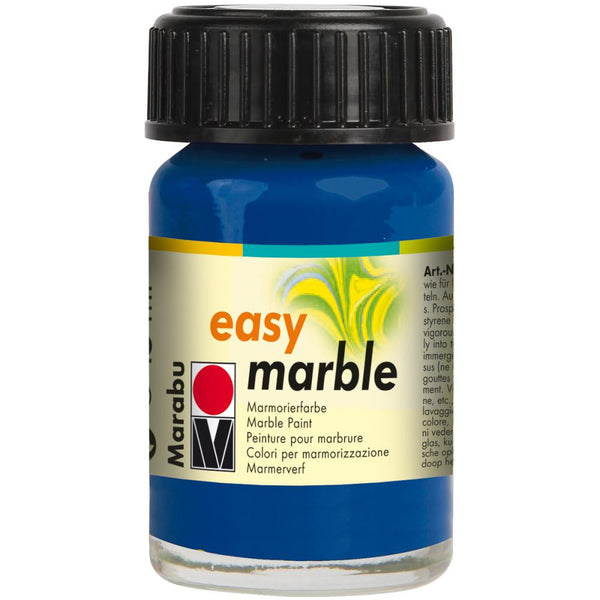 Marabu Easy Marble Paint 15ml - Dark Ultramarine