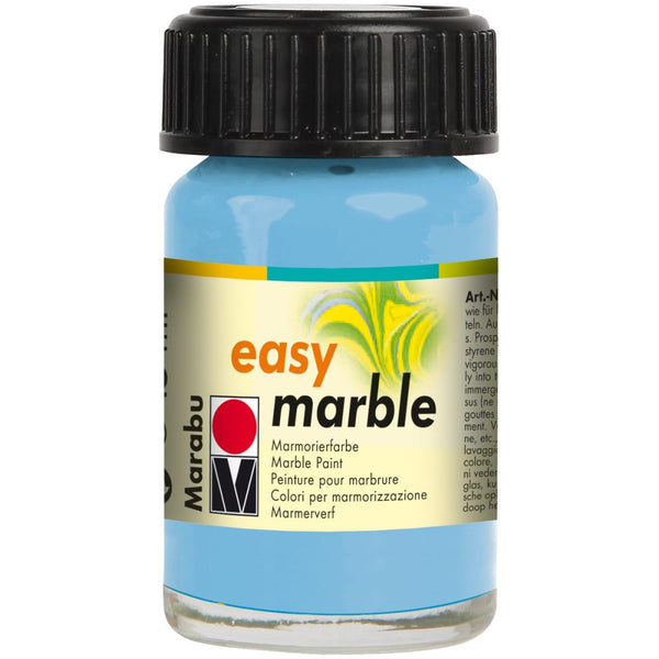 Marabu Easy Marble Paint 15ml - Light Blue