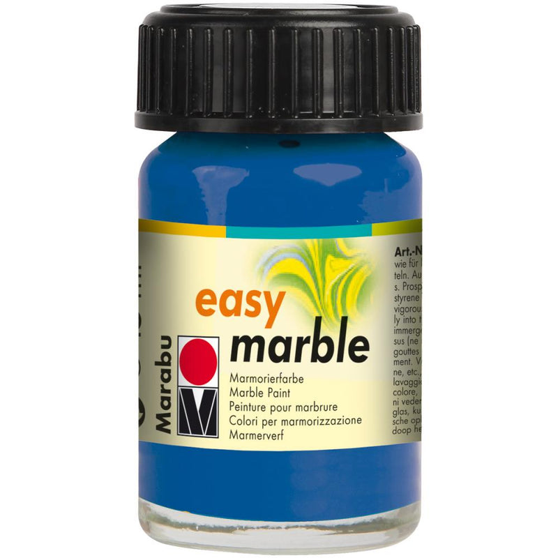Marabu Easy Marble Paint 15ml - Azure Blue