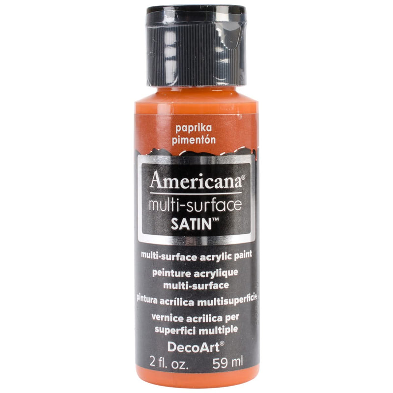 Americana Multi-Surface Satin Acrylic Paint 2oz - Paprika