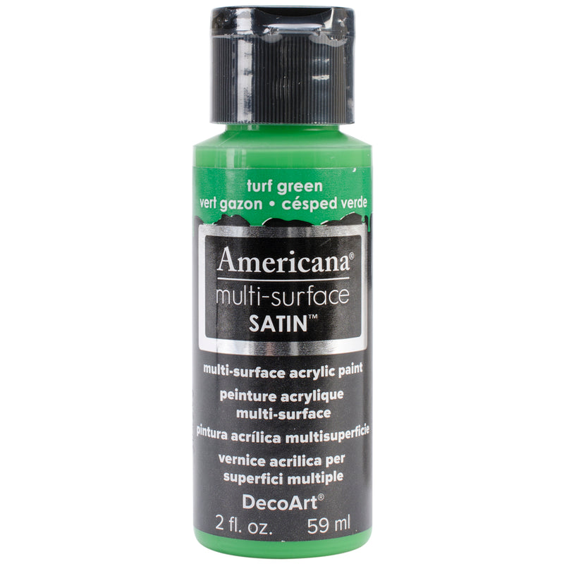 Americana Multi-Surface Satin Acrylic Paint 2oz - Turf Green