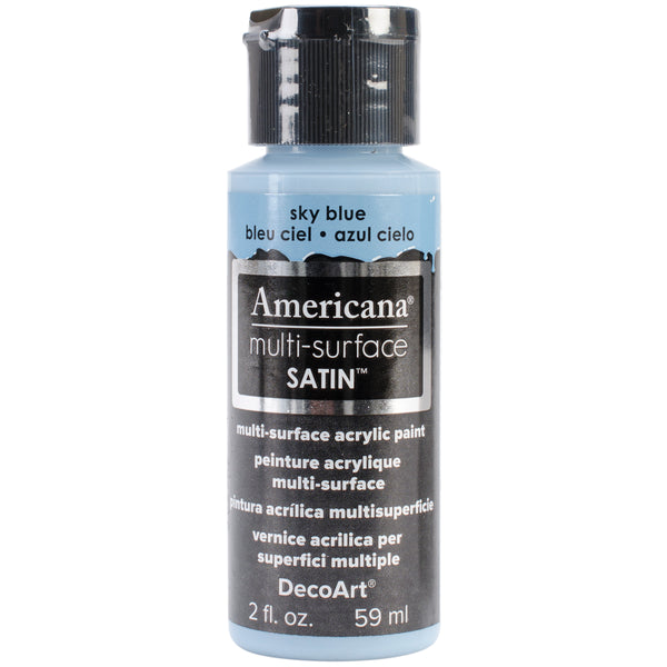 Americana Multi-Surface Satin Acrylic Paint 2oz - Sky Blue