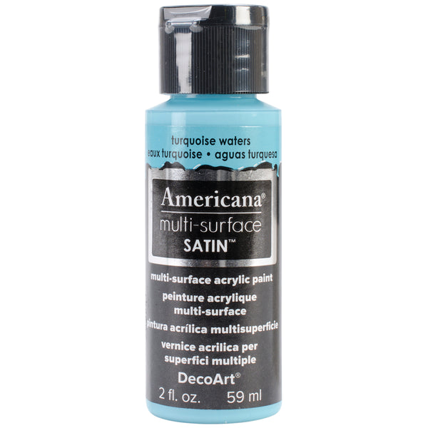 Americana Multi-Surface Satin Acrylic Paint 2oz - Turquoise Waters
