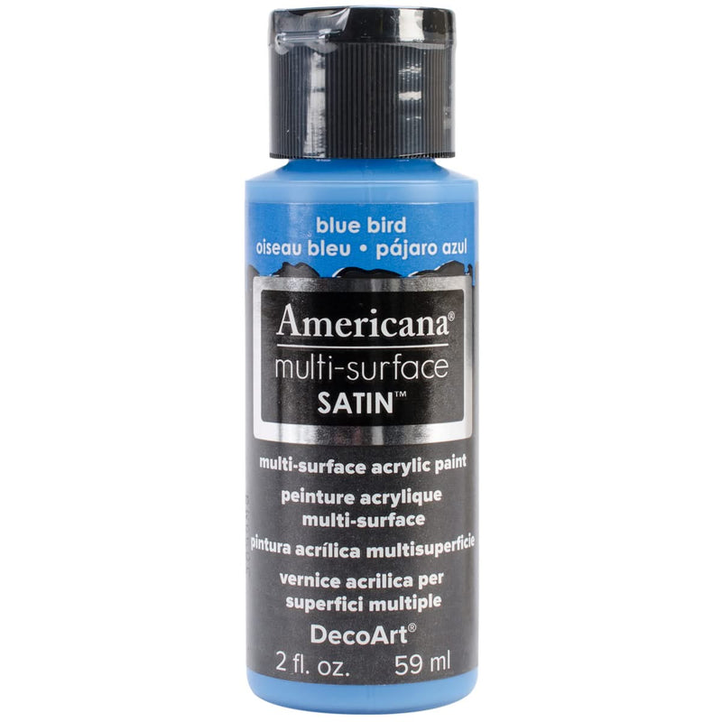 Americana Multi-Surface Satin Acrylic Paint 2oz - Blue Bird*