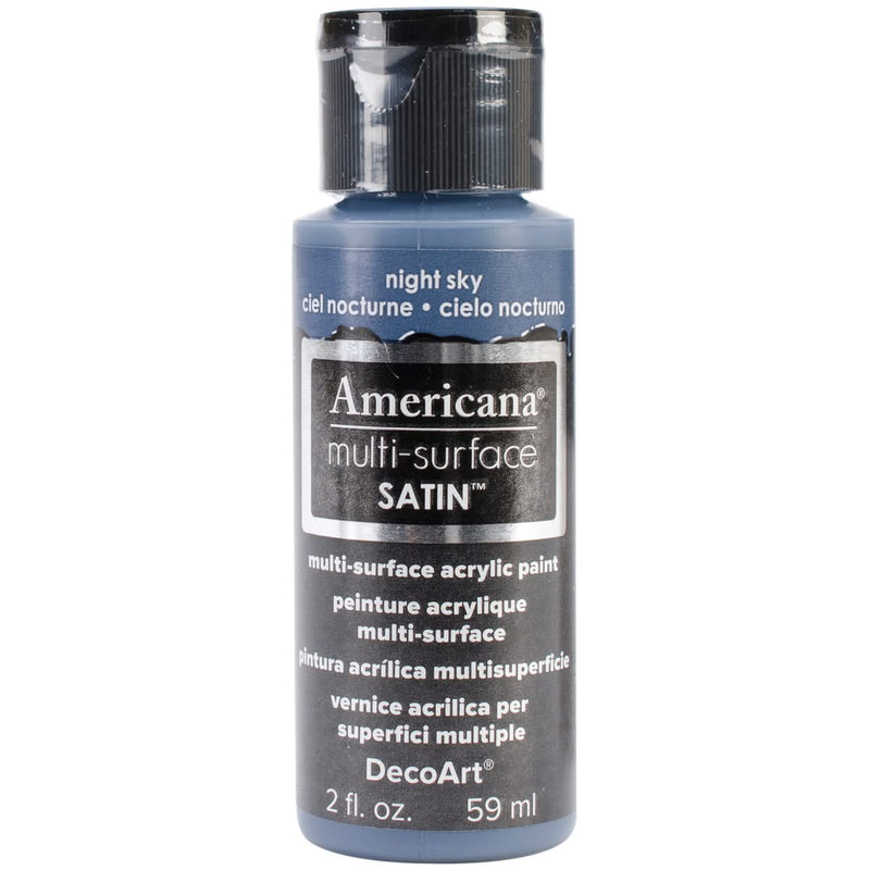 Americana Multi-Surface Satin Acrylic Paint 2oz - Night Sky