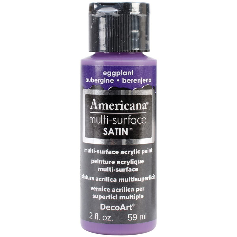 Americana Multi-Surface Satin Acrylic Paint 2oz - Eggplant