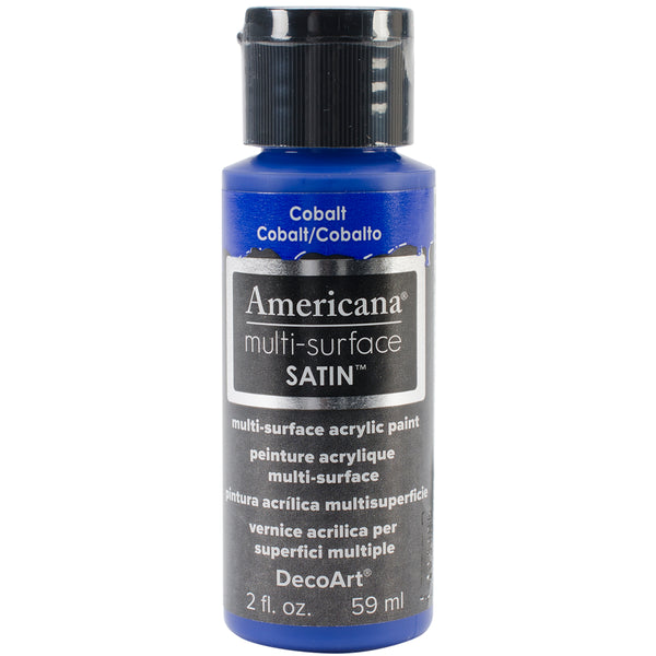 Americana Multi-Surface Satin Acrylic Paint 2oz - Cobalt
