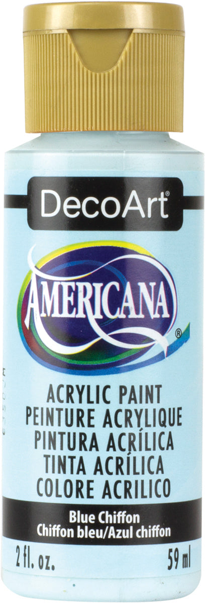 Americana Acrylic Paint 2oz - Blue Chiffon Opaque