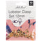 John Bead Lobster Clasp Set 12mm 10 pack  Gold*