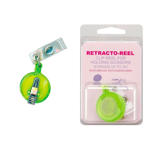 Clip-On Retracto Reel Neon Green