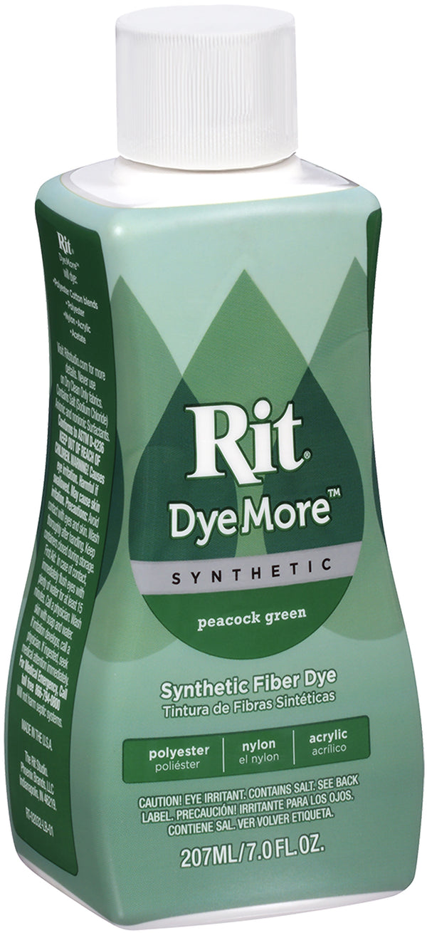 Rit Dye More Synthetic Fabric Dye 7oz - Peacock Green