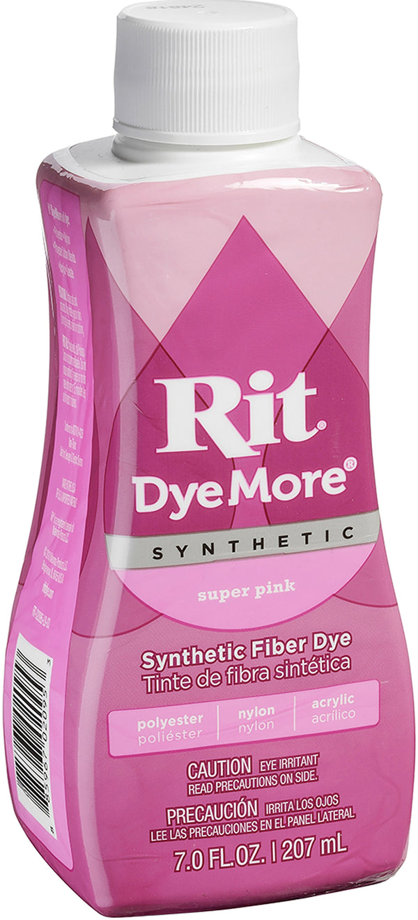 Rit Dye More Synthetic Fabric Dye 7oz - Super Pink